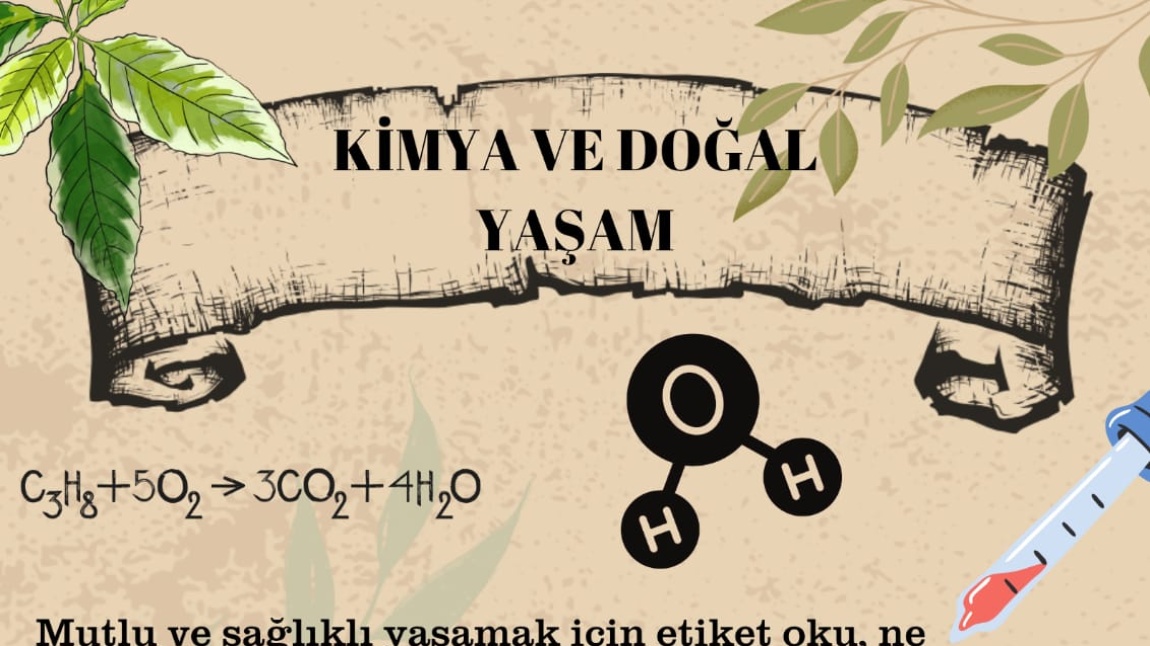 KİMYA VE DOĞAL YAŞAM KULÜBÜNDEN ETKİLEYİCİ SERGİ!